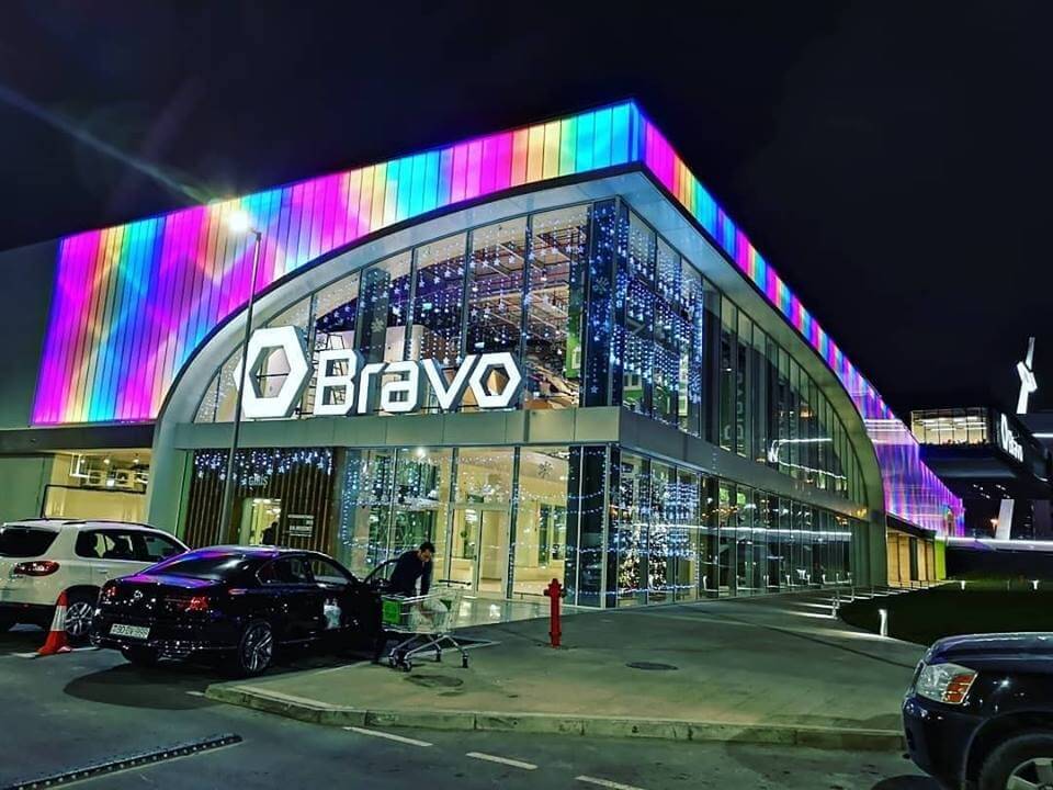BRAVO Hipermarket Metal konstruksiyaları