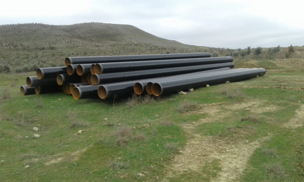 Cənub ES-də 26 km yüksək təzyiqli qaz kəməri