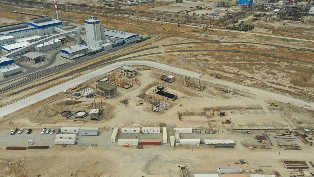 Sulfat turşusu zavodunun tikintisi